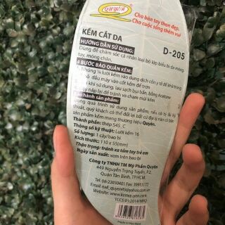 Kềm cắt da quyên tặng cây dũa