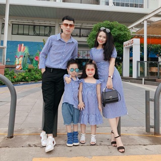 Đồ Gia Đình Thiết kế - Sơmi sọc xanh