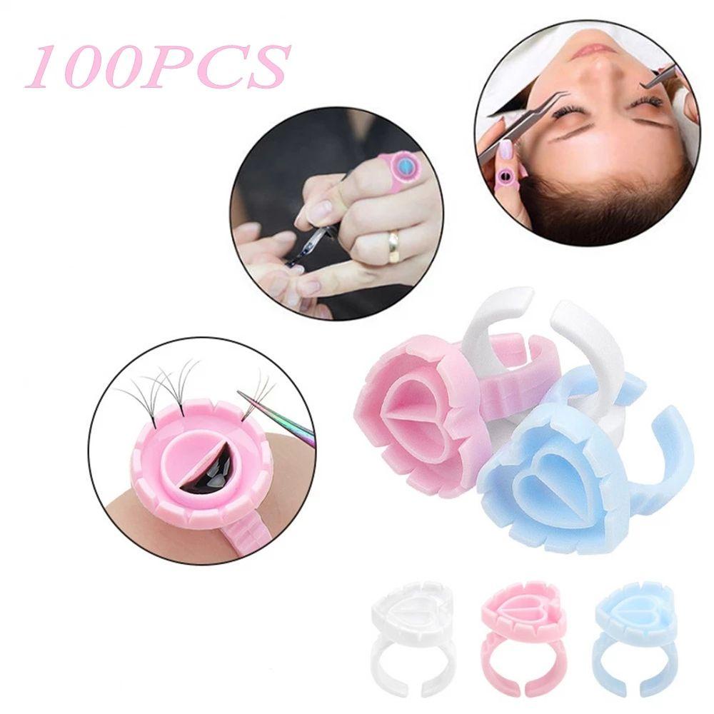 Giá Đỡ Nhẫn Gắn Lông Mi Giả Hình Chữ V Dùng Một Lần Tiện Dụng