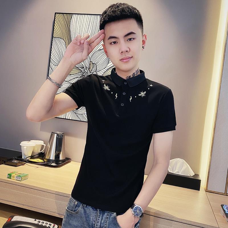 Áo Thun polo Tay Ngắn Dáng Ôm Thời Trang Mùa Hè Dễ Phối Đồ Cho Nam
