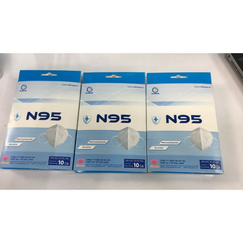 khẩu trang N95 Cửu Long ( 6 lớp )