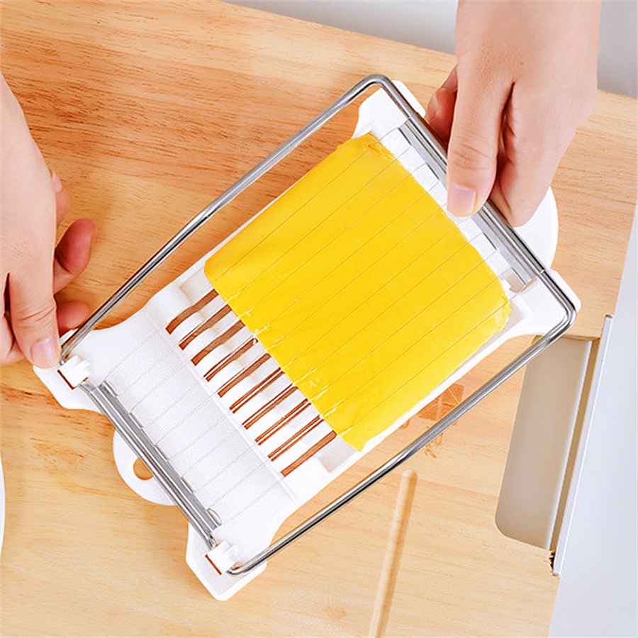 Dụng Cụ Cắt Lát Chuối / Thịt / Phô Mai Đa Năng Bằng Thép Không Gỉ Nhiều