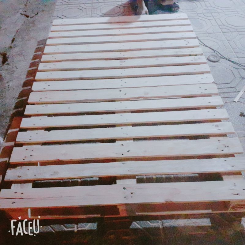 Giường pallet đơn 1m2×2m×20cm giá rẻ