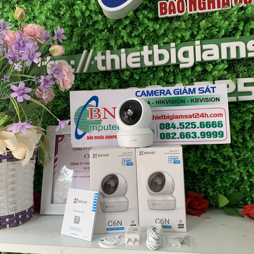 Camera C6N A0-1C2WFR 1080P Ezviz 2.0 wifi thông minh camera gia đình cửa hàng