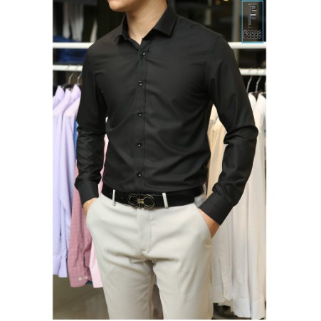 Áo sơ mi nam cao cấp dài tay l Kiểu Dáng Công Sở Chất Cotton Lụa Mịn - OMAN | BigBuy360 - bigbuy360.vn