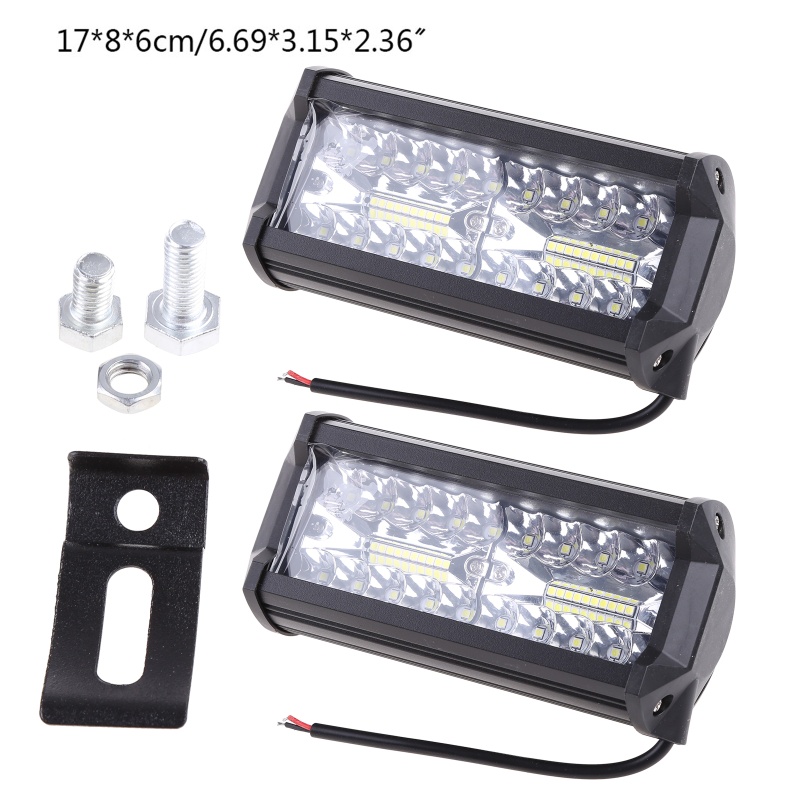 Bộ 2 Đèn LED Chiếu Sáng Chống Nước 800W 7 &quot;Cho Xe Hơi