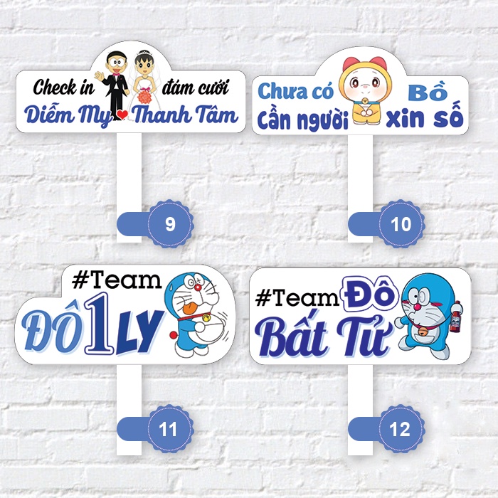 Combo trang trí đám cưới DORAREMON