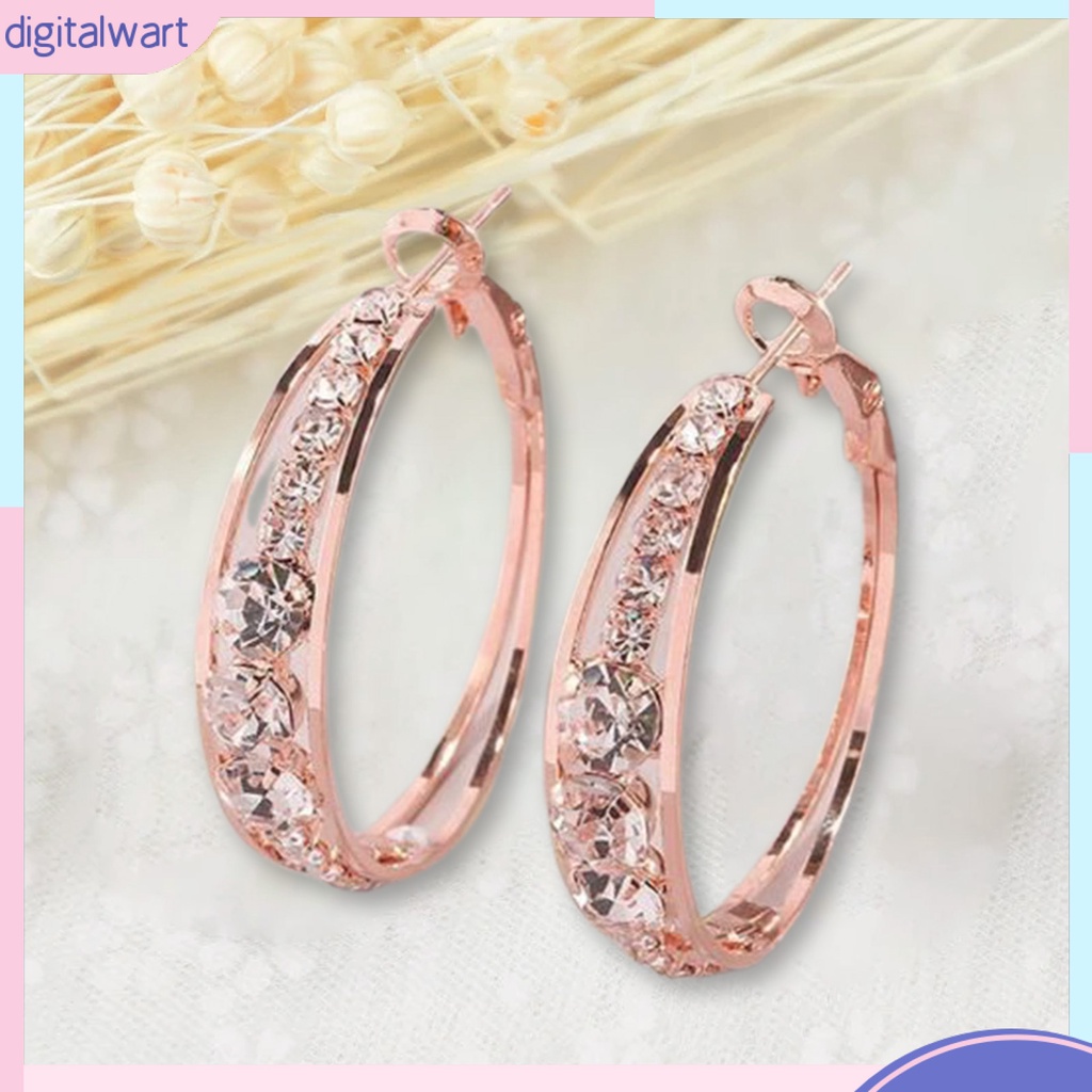 Đôi khuyên tai nữ hình tròn đơn giản cá tính