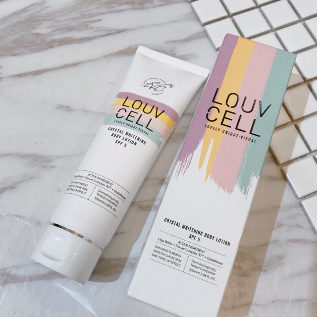 Kem trắng da body Louvcell