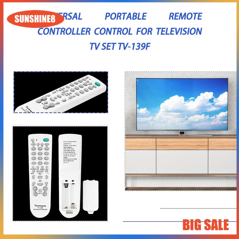 【SUN】TV Remote Control Controller For TV Television Universal TV Control TV-139F