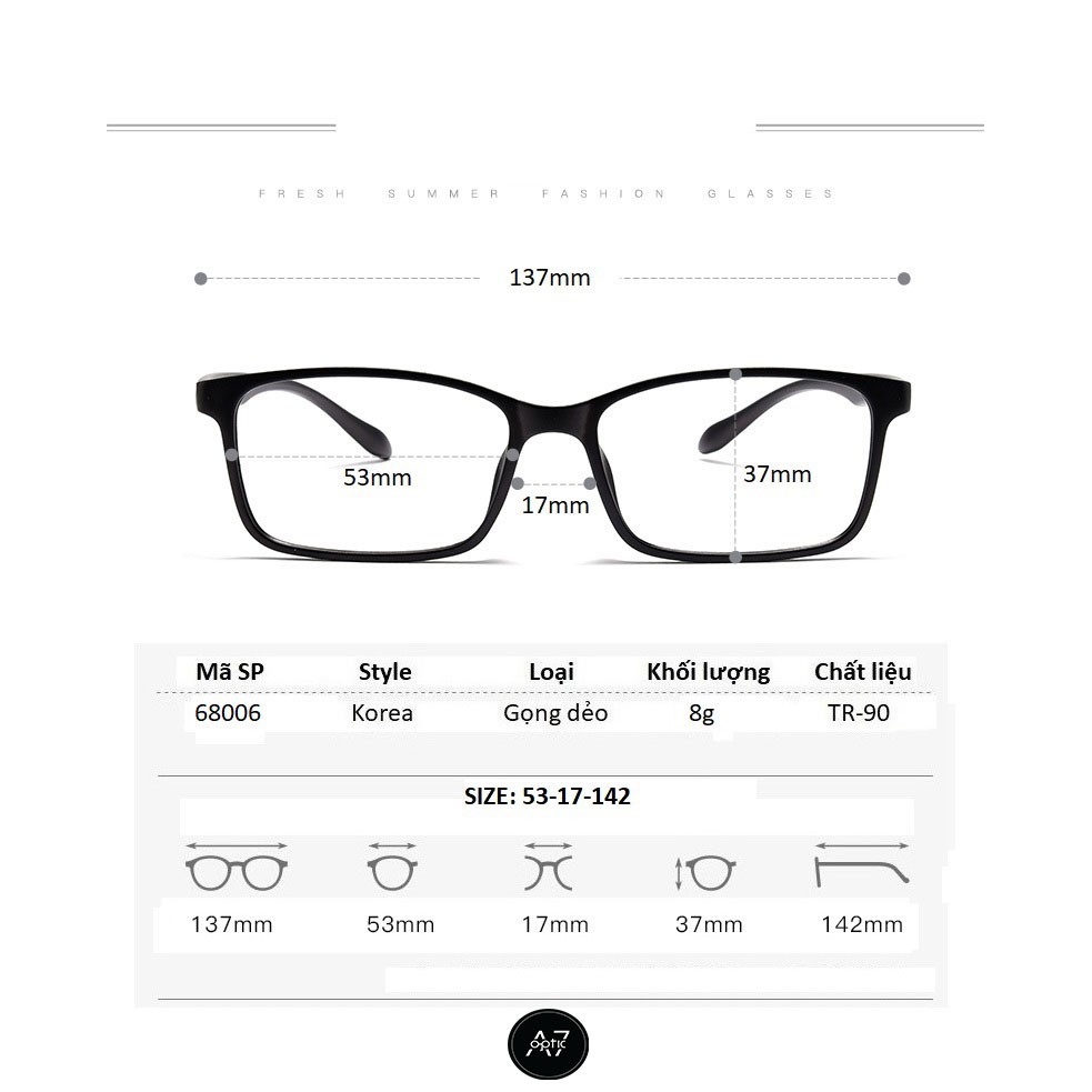 [SALE OFF 50%]Kính dẻo chống gãy HQ 68006