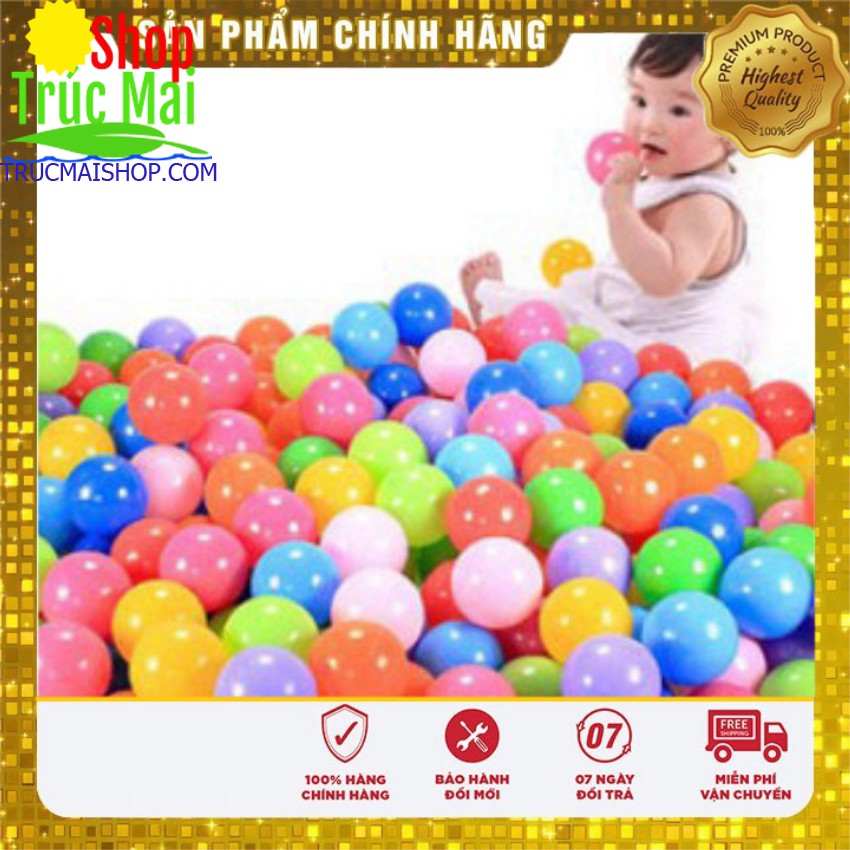 COMBO - 100 BÓNG NHỰA MỀM CHO BÉ Hàng Việt Nam