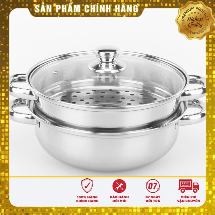 [HÀNG HOT] NỒI HẤP 2 TẦNG INOX DÀY DẶN MAGIC HOME