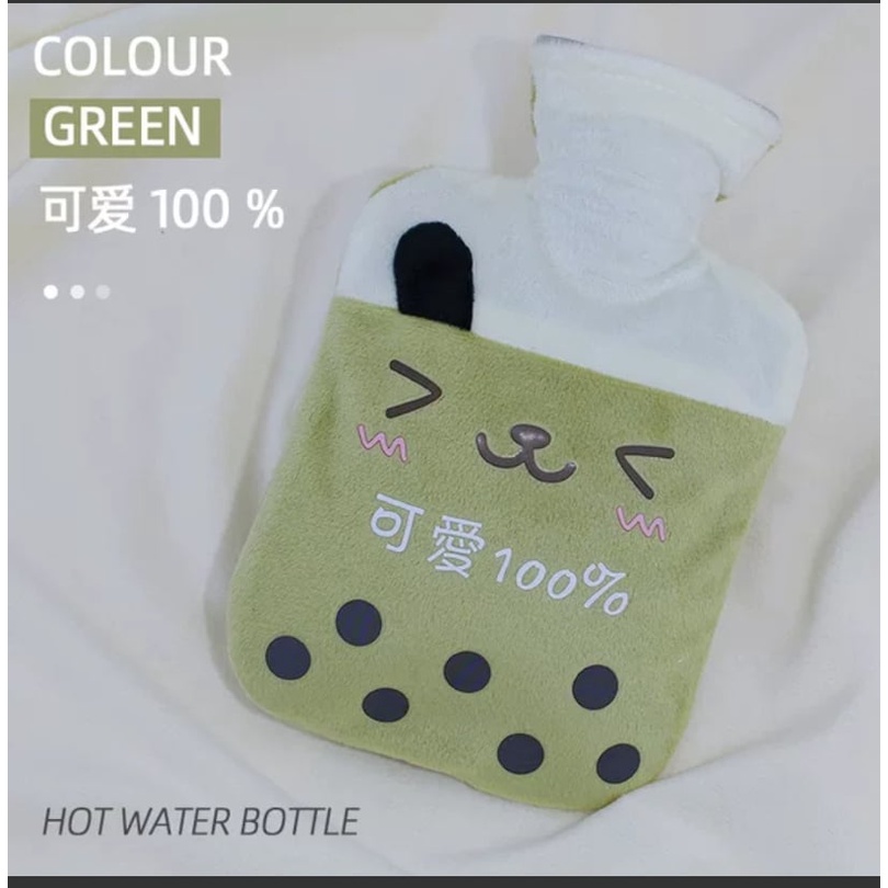 Túi Chườm Nóng Lạnh Hình Trà Sữa 1000ml, Túi Chườm Giảm Đau Bụng 1000ml