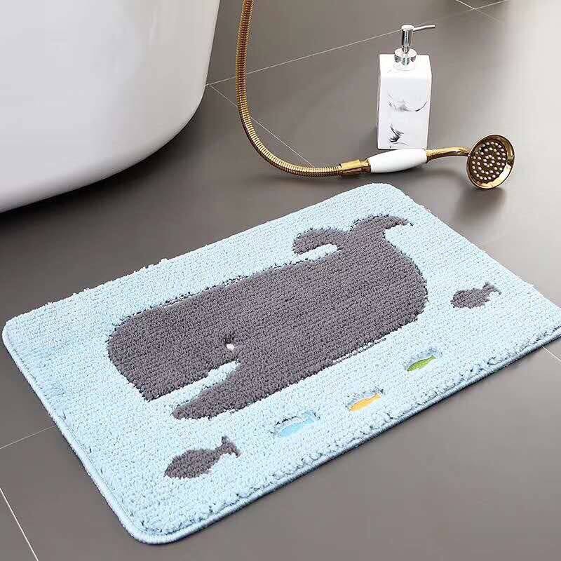Thảm chùi chân hình thú đáng yêu chọn mẫu. Thảm lau chân nhập khẩu cao cấp Bath Mat