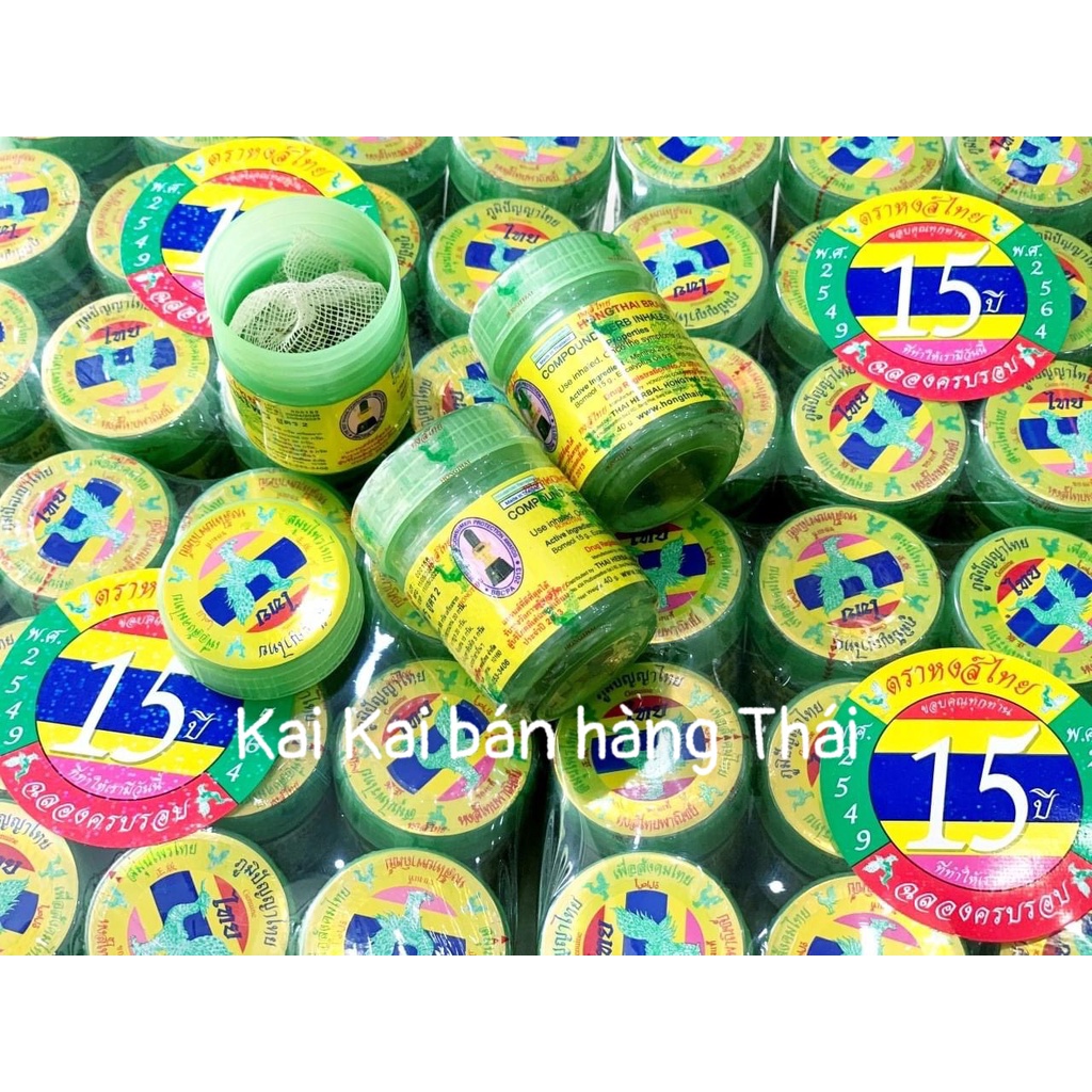 Ống Hít Thông Mũi Hong Thai Thảo Dược Cực Kỳ Thơm Thái Lan Chính Hãng BKPP EarthMix