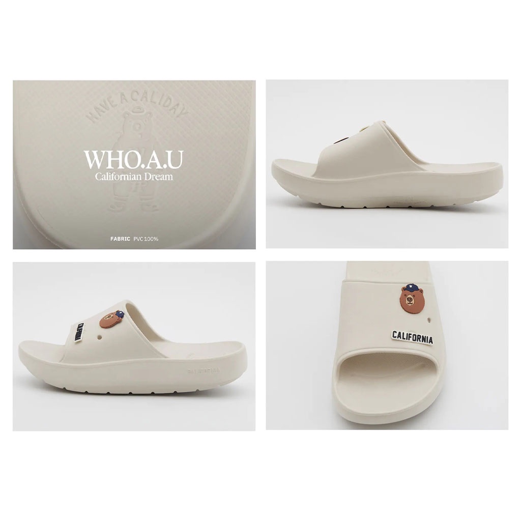 Dép quai ngang WHO.A.U WHAPC2403A Slippers With Horizontal Bands In WHOAU CALIDAY New Version 2022 (2 màu)