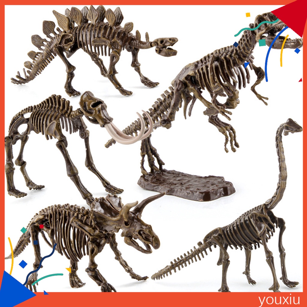 Mô hình đồ chơi khai quật hóa thạch khủng long sống động độc đáo