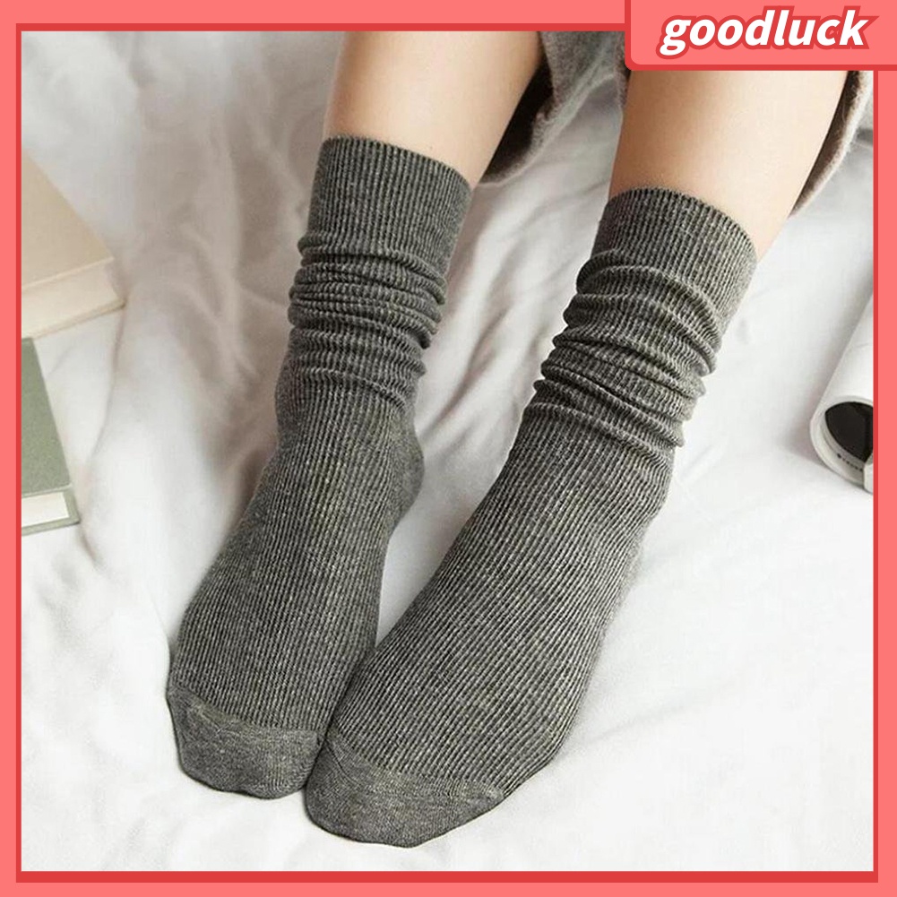 [GOLUK] Vớ Cotton Pha Mềm Mại Thời Trang Thường Ngày Cho Nữ