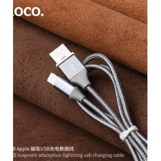 [ Hàng cao cấp]  Cáp Hoco U40B – Cáp sạc nam châm cổng lightning cho Iphone cao cấp