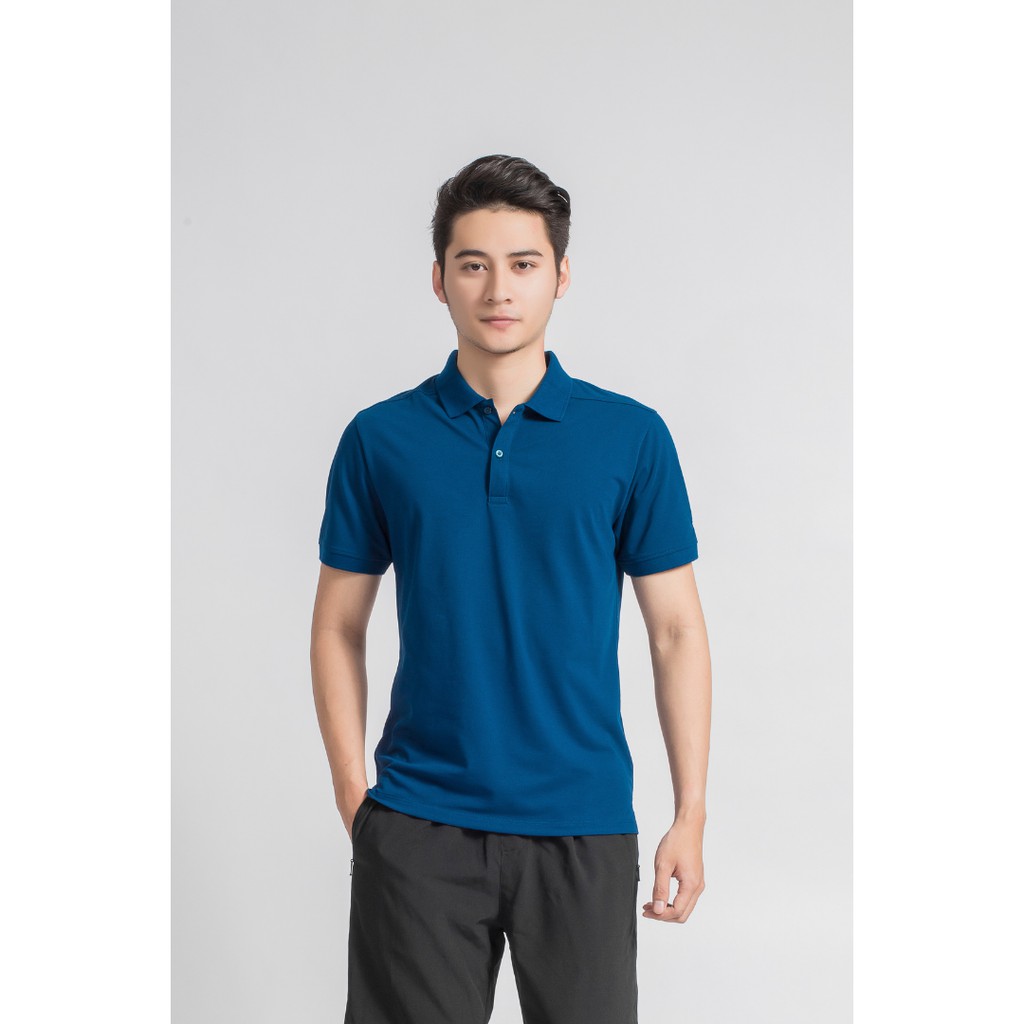 Áo polo nam 𝐈𝐍𝐒𝐈𝐃𝐄𝐌𝐄𝐍 phom dáng thể thao năng động, chất vải mịn mát, thấm hút mồ hôi - KPS022S9