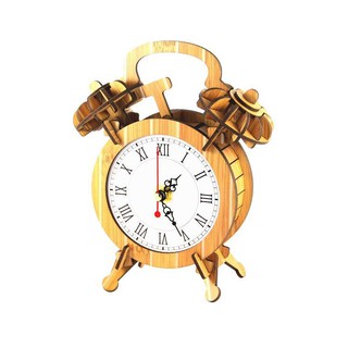 Đồ chơi lắp ráp gỗ 3D Đồng hồ để bàn T001