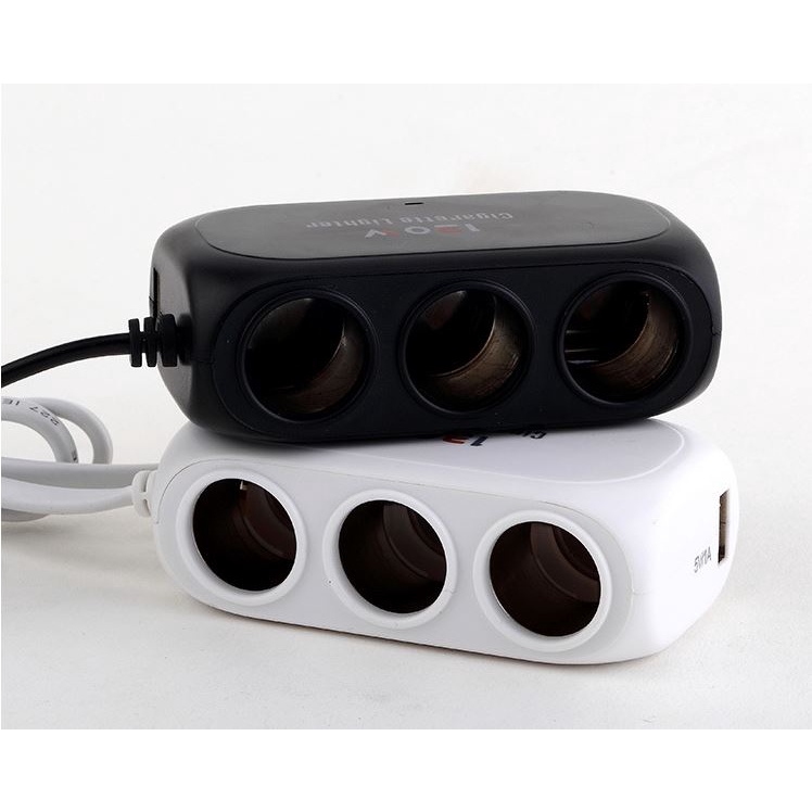 Bộ chia 3 tẩu cho ô tô Công Suất 120W | BigBuy360 - bigbuy360.vn