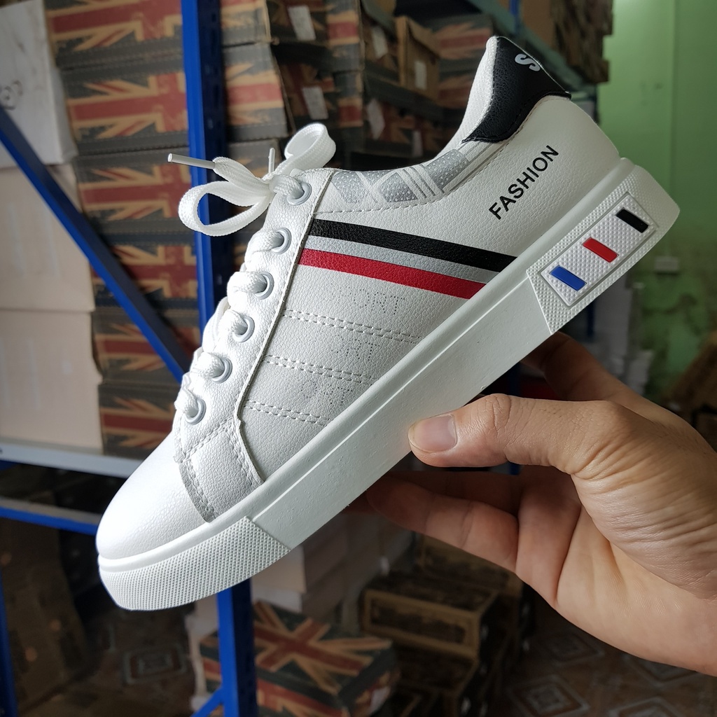 Giày sneaker nam Hàn Quốc phối mầu xu hướng 2021 BH23