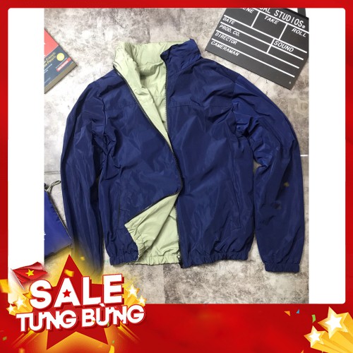 -HÀNG NHẬP KHẨU Áo Khoác Nam Nữ - Áo Gió Nam Nữ 2 Mặt 2 Lớp Chống Nước - Áo Khoát Gió Nam Có Nón Tiện Lợi Chống Nước KOL