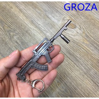 Móc khóa groza game pubg - mô hình thép