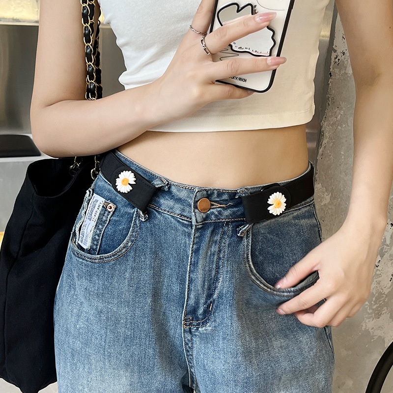 Thắt Lưng Co Giãn Không Đường May Vô Hình Phong Cách Hàn Quốc Cho Nữ
