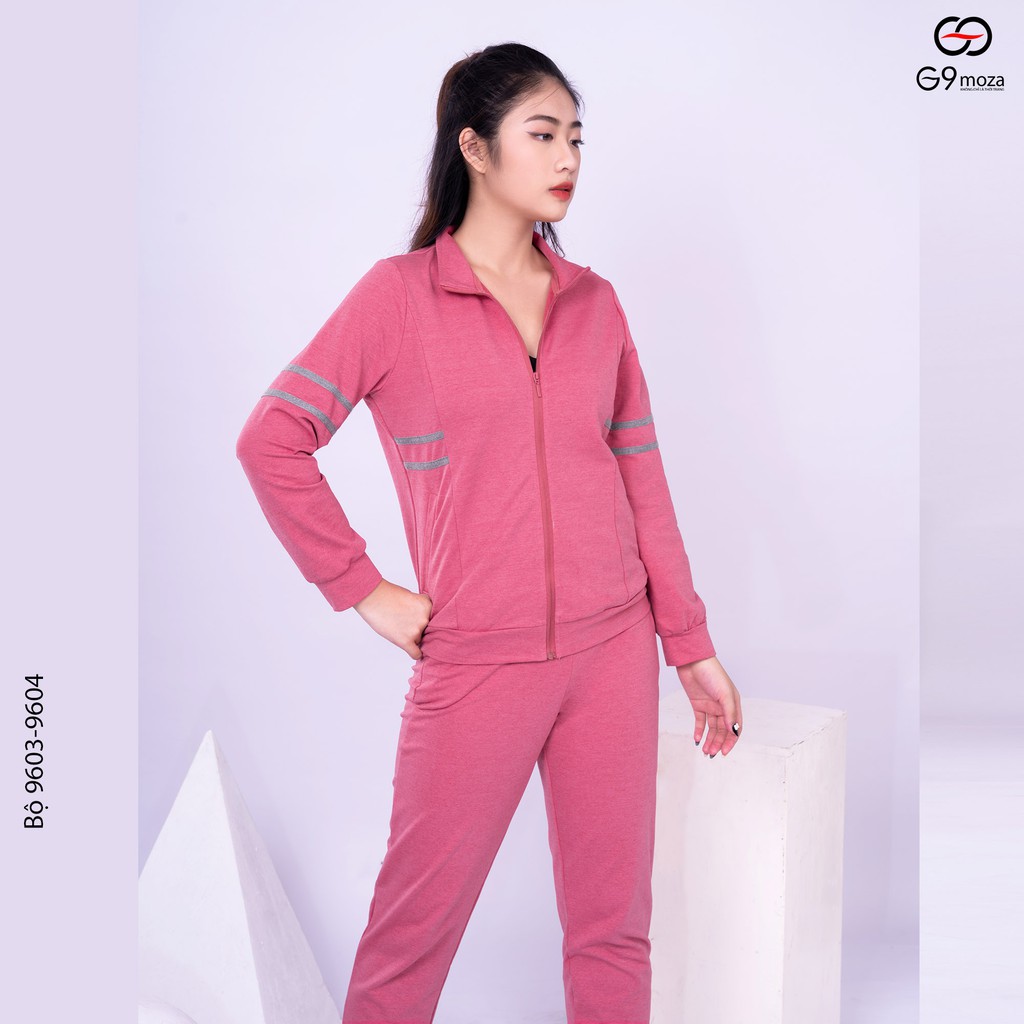 Bộ thể thao G9moza nữ 9603-9604 cotton
