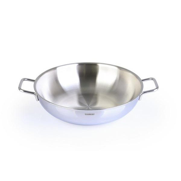 Chảo xào hấp Cookerver 32cm đúc liền