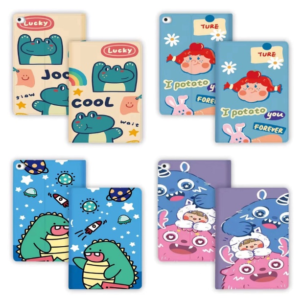 Bao Da Máy Tính Bảng Họa Tiết Cá Sấu Dễ Thương Dành Cho apple ipad mini ipad air Ốp