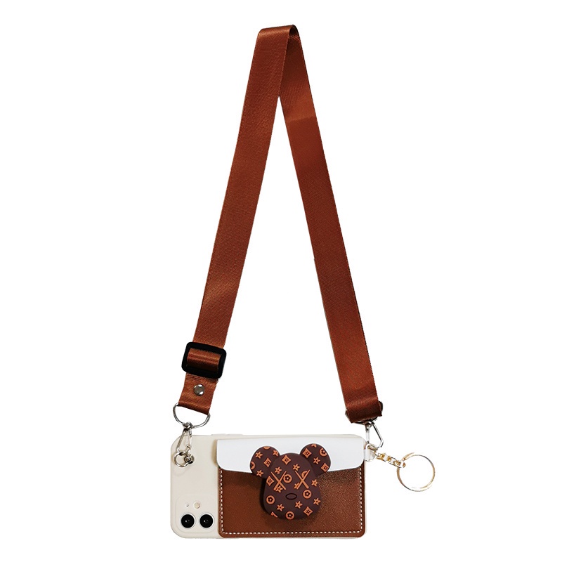 Ốp điện thoại có ví đựng thẻ và dây đeo chéo thời trang dành cho SAMSUNG NOTE 5 8 9 10 PLUS 20 ULTRA S10 LITE S10E