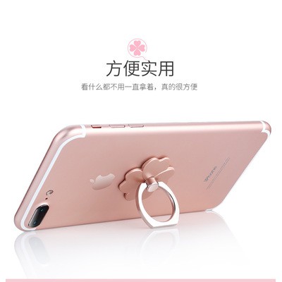 Nhẫn Đỡ Điện Thoại Hình Cỏ Bốn Lá Xoay 360 Độ | BigBuy360 - bigbuy360.vn