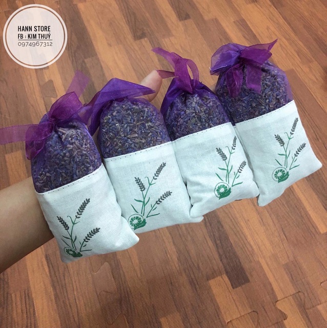 TÚI THƠM HƯƠNG HOA OẢI HƯƠNG LAVENDER DÙNG TREO XE ĐỂ PHÒNG KHÁCH SẠN