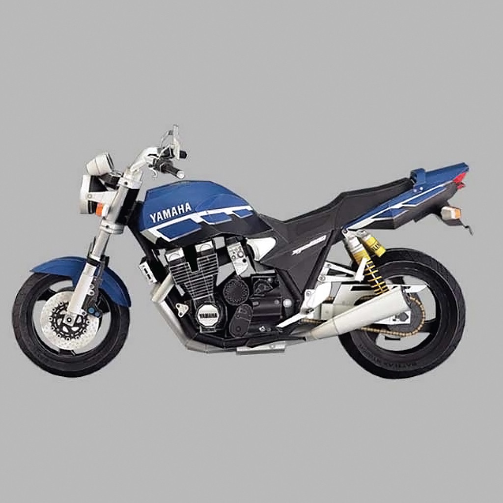 Mô hình giấy Xe máy Yamaha XJR1300 (2000)