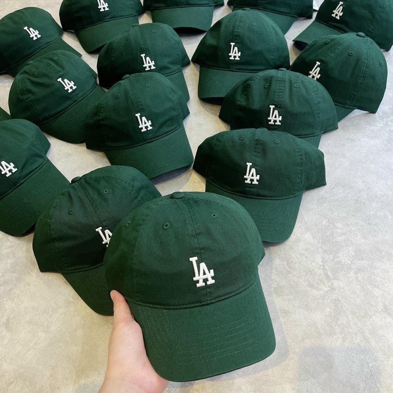 Nón cap lưỡi trai MLB la xanh, ny đen hàn quốc full tag authentic bao check