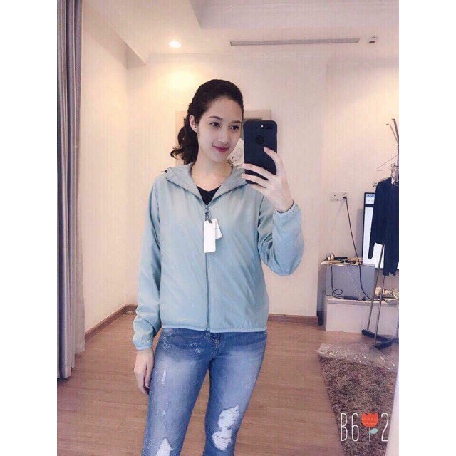 Áo gió nữ 2 lớp cực đẹp (túi cuộn) | BigBuy360 - bigbuy360.vn