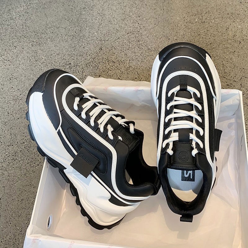 Giày Thể Thao Đế Dày Phong Cách harajuku Hàng Mới Dành Cho Bạn Nữ