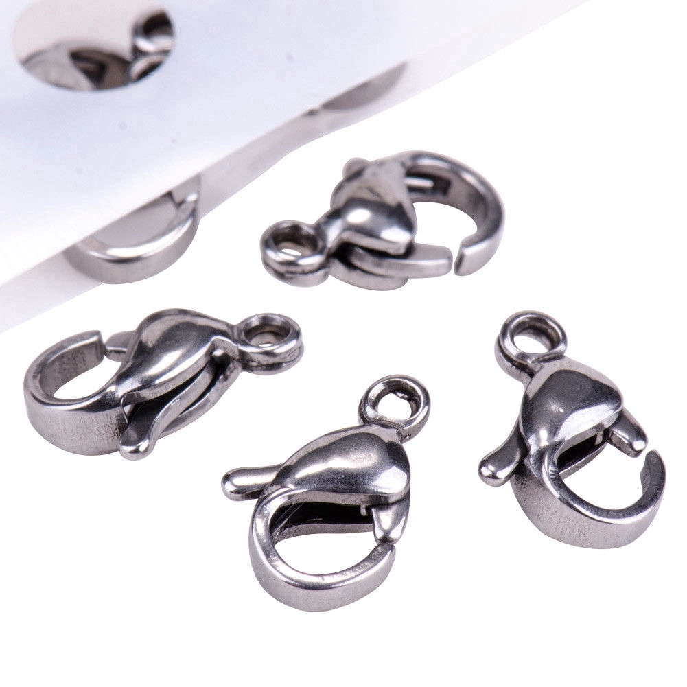 Set 1~20 Móc Khóa Tôm Hùm Bằng Thép Không Gỉ 304 Màu Sắc