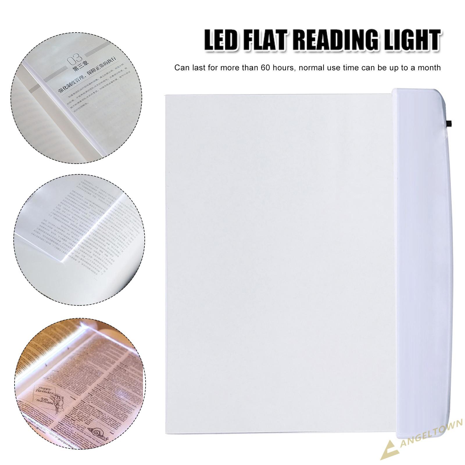 Flat Panel Reading Lamp, Eye Care LED Night Vision Book Reading Night Light