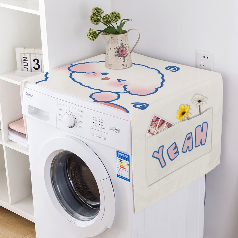 Nắp Che Nắng Cho Máy Giặt Vải Che Bụi Tủ Lạnh Nắp Chống Thấm Máy Giặt