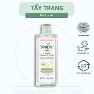 Nước Tẩy Trang Simple Micellar Cleansing Water