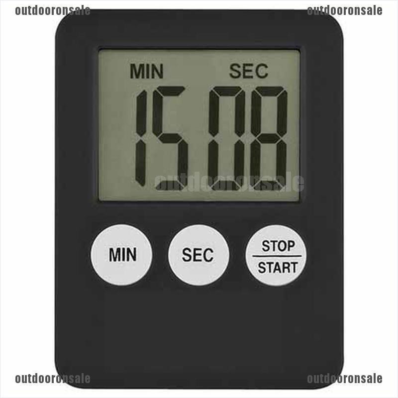 <ODOS> 1pc LCD Digital Screen Kitchen Timer Cooking Count Up Countdown Alarm Clock [hot]