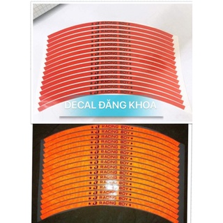 Tem chỉ Vành đỏ phản quang siêu đẹp tem chống phai  màu