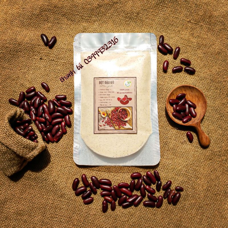 100g bột đậu đỏ hữu cơ nguyên chất