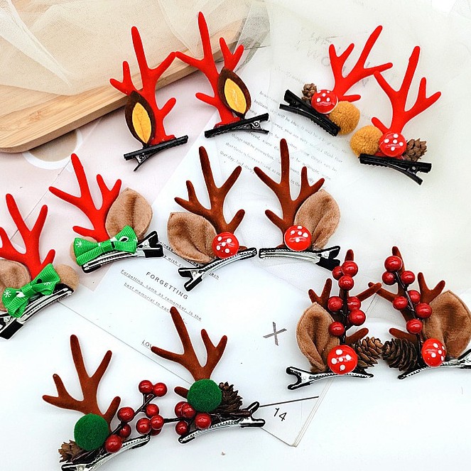 Kẹp Tóc Hình Sừng Hươu Dễ Thương Cho Bé Gái