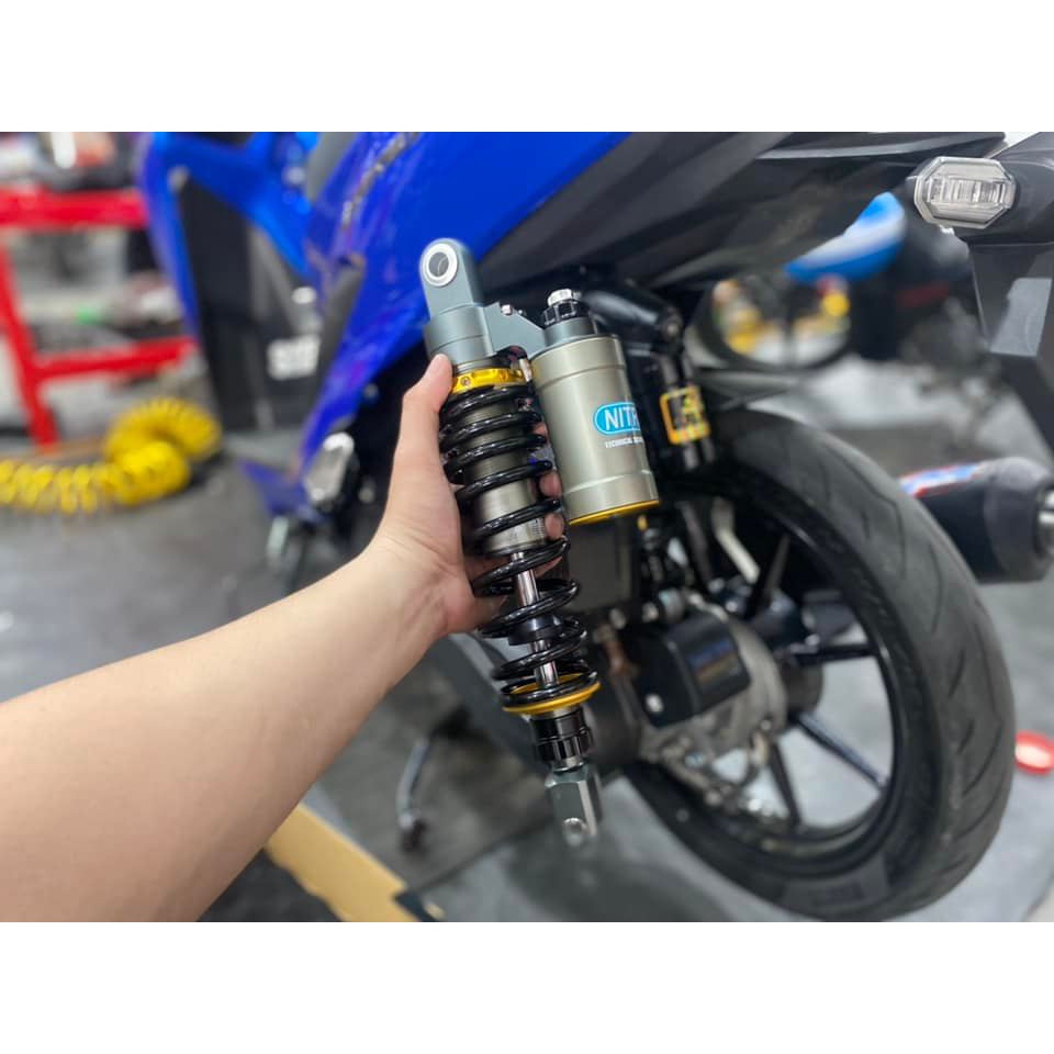 Phuộc Nitron Bình Dầu chính hãng Việt Nam cho Vario, Click mẫu mới. BH 12 tháng